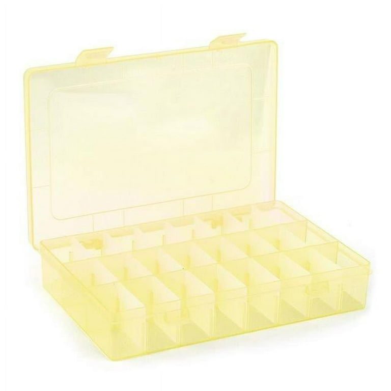 Enowise-YL Transparent Plastic Embroidery Floss Storage Box Floss Bobbins  Beads Storage Organizer Diy Cross Stitch Sewing Tools 