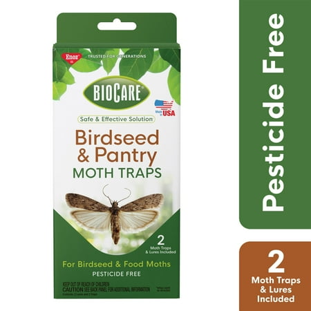 Enoz Biocare Birdseed and Pantry Moth Traps with Lures, 2 Count