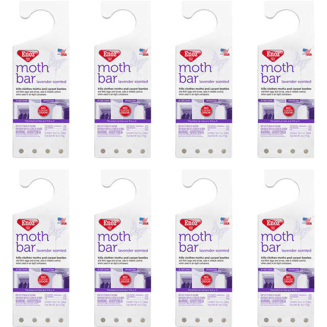 Enoz Lavender Scented Moth Bar, Hanging Moth Control Kills Moths, Eggs