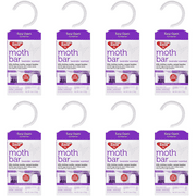 Enoz Lavender Scented Moth Bars, Moth Killer for Clothes Moths and Carpet Beetles, 6 oz, 8 Pack