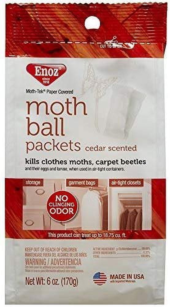 Reefer-Galler Moth-Tek Snowhite Cedar Scented Moth Ball Packets 12oz. –  Willert Home Products
