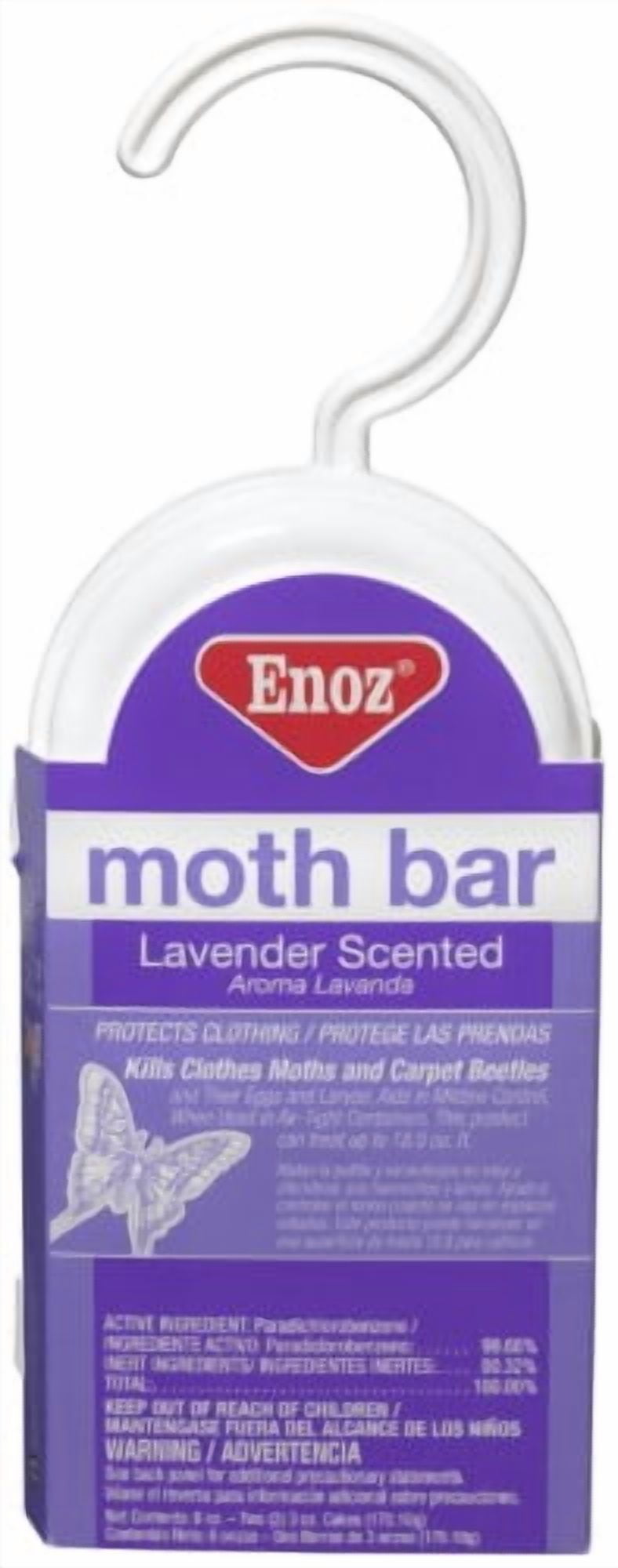 Enoz Moth Bar Lavender Scented (Pack of 14)