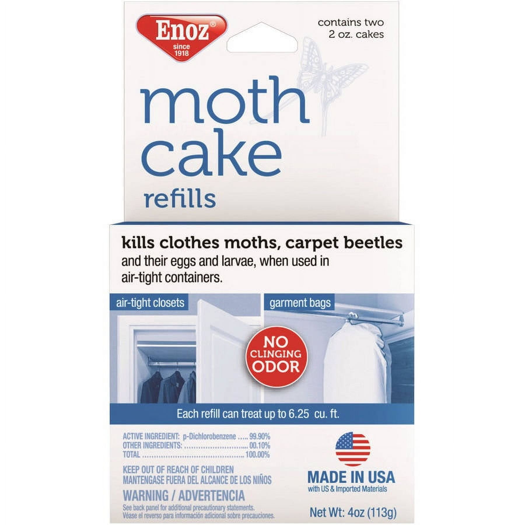 Customer Reviews: Enoz Moth Cake Refills, 2 ct - CVS Pharmacy