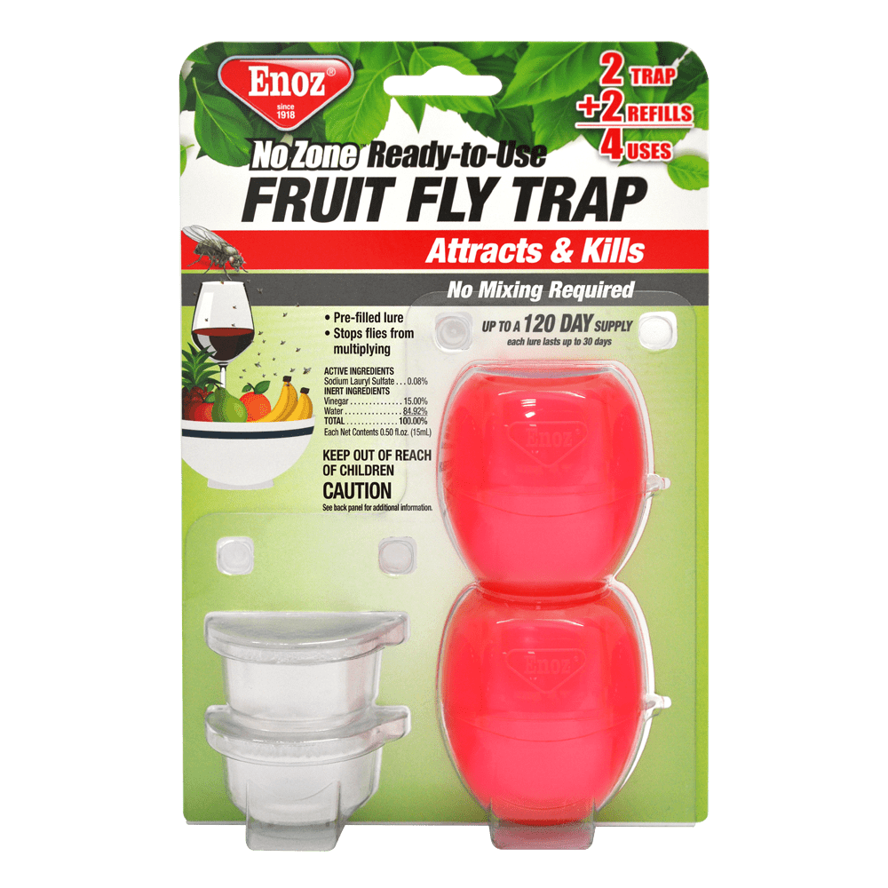 No Zap Fly Traps- Indoor Fly Control in Grocery Stores- No Zap Fly Trap  NZ3000.
