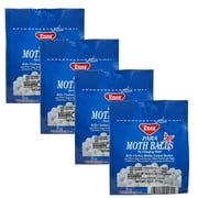 Enoz Original 4-Pack Moth Balls, 4 oz Each, EPA Approved for Moth Protection
