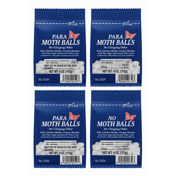 Enoz Para Moth Balls, No Clinging Odor, 4 oz