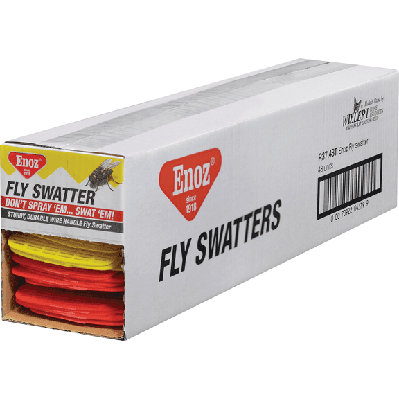 Enoz Plastic Fly Swatter - Single Pack Residential Use, Standard Application