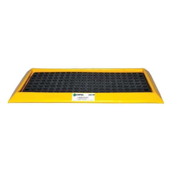 Enpac Drum Spill Cntnmnt Pallet,2 Drum 5755-YE-G