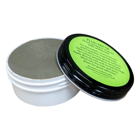 Plug N Dike Instant Fuel Leak Stopper for EMS & Firefighter First Responders:  Premix Paste Instantly Adheres to Metal to Stop Hazardous Liquid Leaks