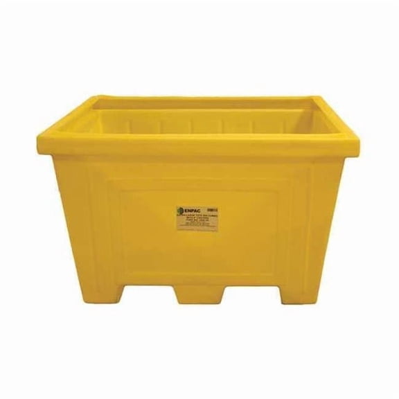 Enpac Storage Tote,Yellow,Solid,Polyethylene 1520-YE