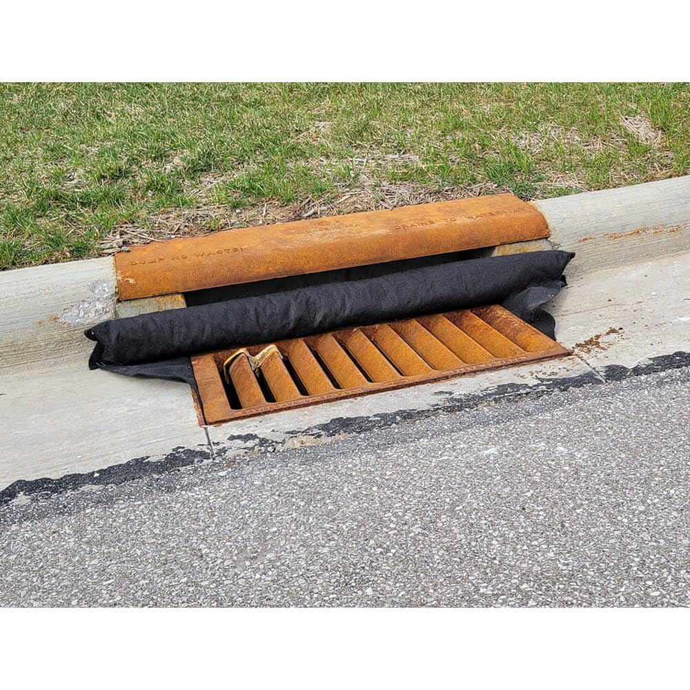Enpac Storm Sentinel Curb Inlet Filter, Black, Rigid Coiled Center ...