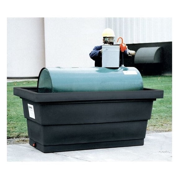 Enpac Tank Containment Unit, 275 gal Spill Capacity, Polyethylene 5275-BK