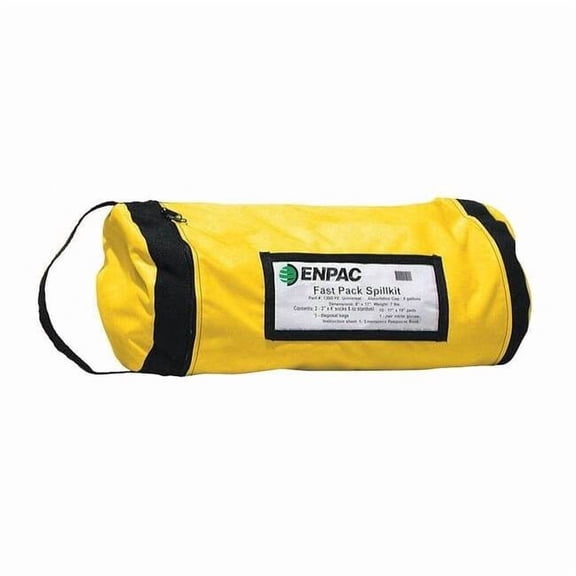Vehicle Spill Kit, 5 gal Volume Absorbed per Kit, 5 gal Capacity, Bag, Yellow, 18 1300-YE