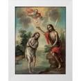 thumbnail image 1 of Enríquez, Nicolas 19x24 White Modern Wood Framed Museum Art Print Titled - The Baptism of Christ, 1 of 4