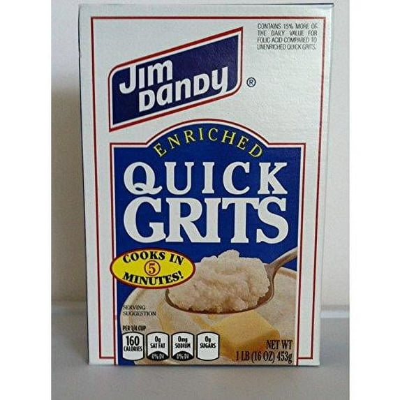 Enriched Quick Grits, 16 Ounce Box (Pack Of 2 Boxes, 32 Ounces Total)