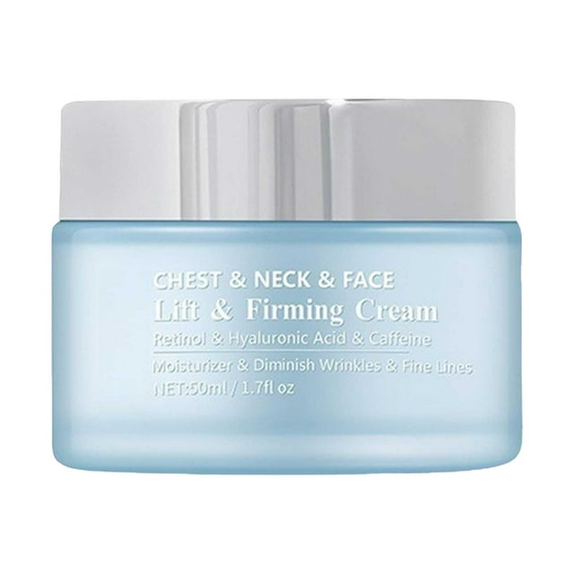 Enriched Retinol Neck Cream with Hyaluronic Acid Caffeine 3-in-1 Moisturizer for Firming Skin & Minimizing Fine Lines 50ml 1.7 Fl Oz 1 PC