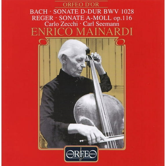 Enrico Mainardi - Sonatas for Cello & Piano: BWV 1028 & Op 116 - Music & Performance - CD