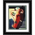 thumbnail image 1 of Enrico Prampolini 2x Matted 20x24 Black Ornate Framed Art Print 'Organismo umano ', 1 of 2