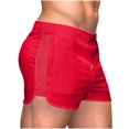 thumbnail image 1 of Enridrech Athletic Shorts for Men 3 Inch Workout Hiking Quick Dry Breathable Short Pants with Elastic Drawstring Waist, 1 of 7