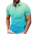 thumbnail image 1 of Enridrech Big and Tall Mens Shirts Comfort Casual Stylish Collared Shirt Top Color Block Short Sleeve Tops for Men, 1 of 4