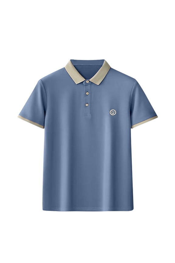 Big and Tall Shirt for Men Casual Business Stylish Short Sleeve Shirts Top Comfortable Collared Clothes