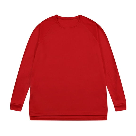 Enridrech Big and Tall Tee for Men Long Sleeve Crew Neck Comfort Loose T Shirt Casual Stylish Color Basic Tees Top