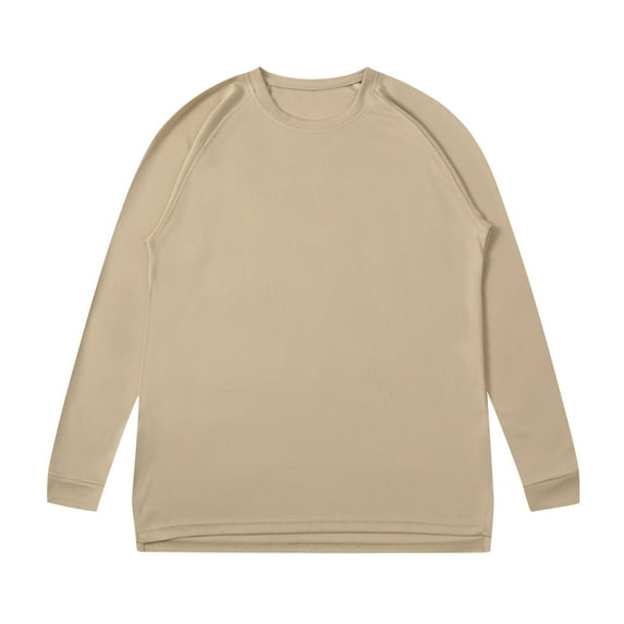 Enridrech Big and Tall Tee for Men Long Sleeve Crew Neck Comfort Loose T Shirt Casual Stylish Color Basic Tees Top