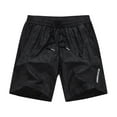 thumbnail image 1 of Enridrech L-8XL Big and Tall Shorts for Men Comfort Solid Color Trunks Drawstring Elastic Waist Short Pant with Pockets, 1 of 3