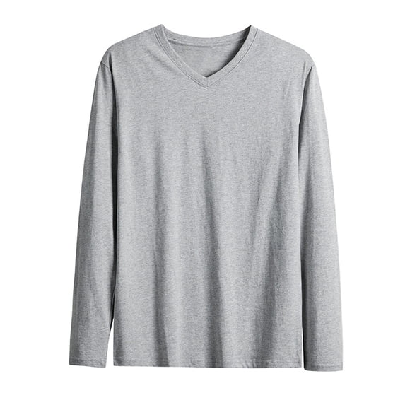 Enridrech Long Sleeve Shirt for Men Comfortable Cotton Crew Neck Loose Soft Basic Tops Casual Fashion Basic Tees