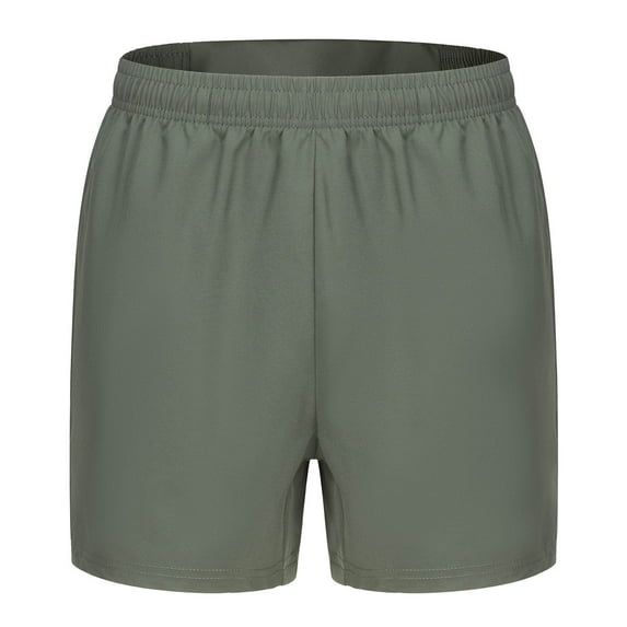 Enridrech M-5XL Big and Tall Shorts for Men 3 Inch Casual Stylish Pant with Pockets Drawstring Elastic Waist Solid Color Short Pants