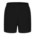 thumbnail image 1 of Enridrech M-5XL Big and Tall Shorts for Men 3 Inch Casual Stylish Pant with Pockets Drawstring Elastic Waist Solid Color Short Pants, 1 of 6