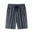 thumbnail image 1 of Enridrech M-5XL Mens Summer Lightweight Shorts with Zipper Pockets Running Hiking Athletic Workout Short Pants, 1 of 5