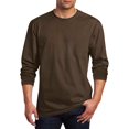 thumbnail image 1 of Enridrech Men's Big and Tall T Shirts Comfort Loose Long Sleeve Shirt Top Casual Stylish Crew Neck Solid Color Tee, 1 of 4
