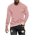 thumbnail image 1 of Enridrech Men's Big and Tall Tee Shirt Long Sleeve Tee for Men Solid Color Basic T Shirts Comfortable Crew Neck Top, 1 of 5