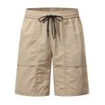 thumbnail image 1 of Enridrech Mens Running Quick Dry Shorts Summer Athletic Workout Drawstring Elastic Waist Activewear Short Pants, 1 of 6