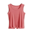 thumbnail image 1 of Enridrech Xl-5XL Womens Plus Size Tank Tops Basic Solid Color Tanks Top Crew Neck Cute Summer Sleeveless Vest Cami Clothes, 1 of 5