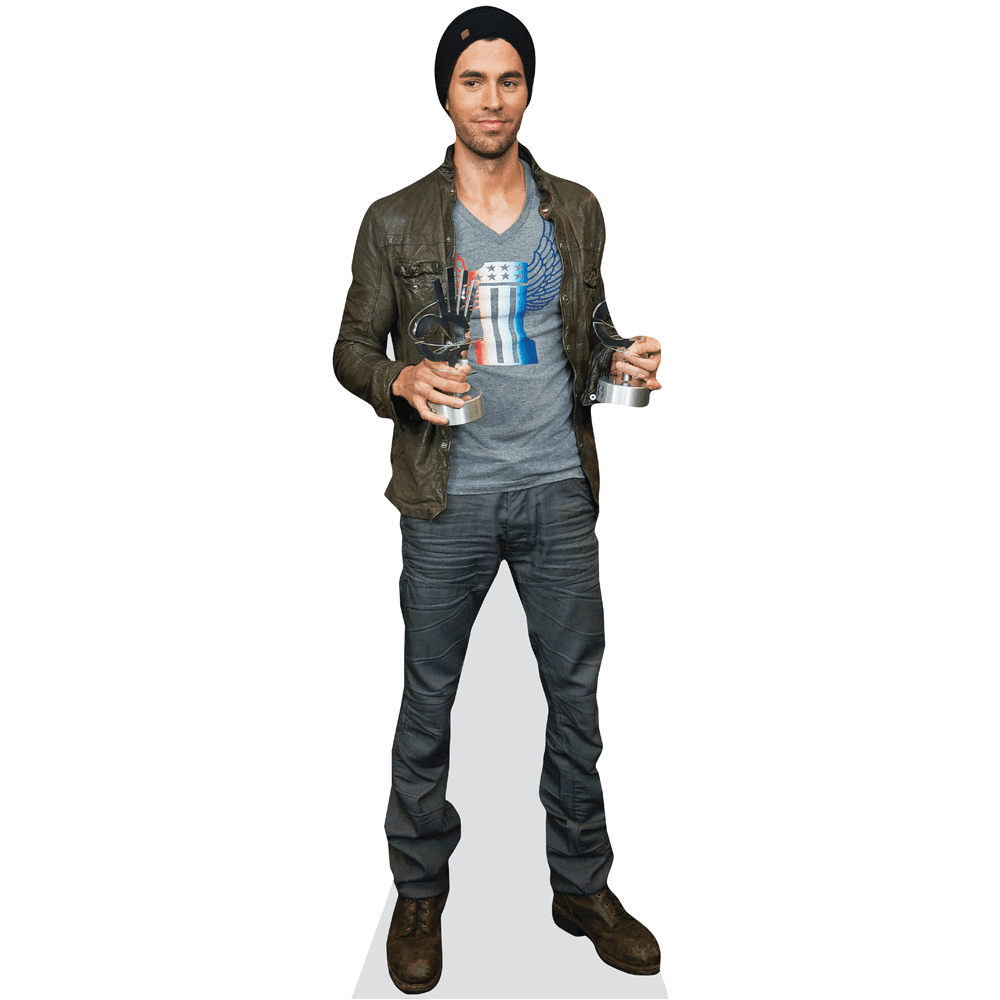 Sagoma Di Cartone Mini Enrique Iglesias – 60 Cm, Ritaglio Realistico Per Feste E Regali Fan - 4
