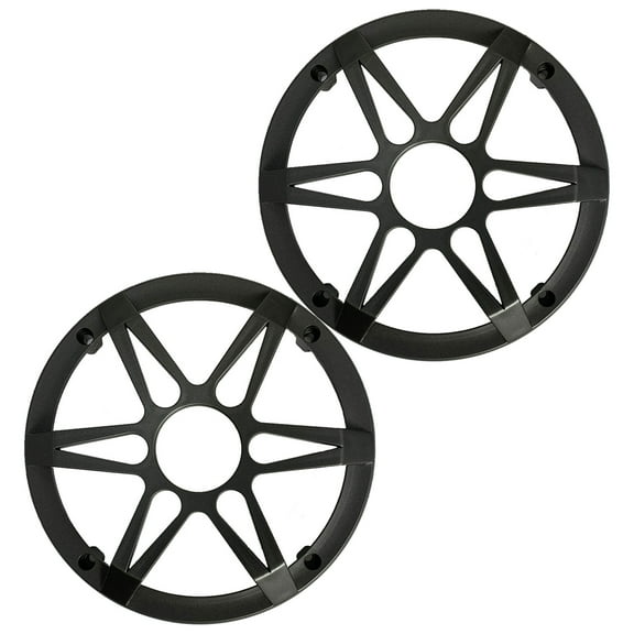 Enrock 6.5-Inch (25cm) Grilles for EM265RGB Marine Speaker (Charcoal, Pair)