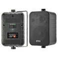 thumbnail image 1 of Enrock Audio Systems 4-Inch 3-Way In Door/Out Door Box-Speaker (Black) EKMR408B - Pair, 1 of 8