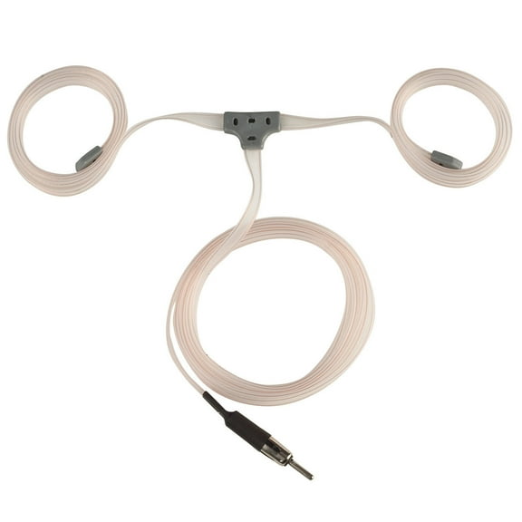 Enrock Marine Soft Wire AM/FM Radio Antenna Flexible Hideaway Cable  22 Inch w/ 31 Inch Wire Extension