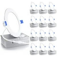 Ensenior 12 Pack 6 Inch UltraThin LED Recessed Ceiling Light with