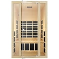 thumbnail image 1 of JNH Lifestyles Ensi+ 2 Person Ultra-Low EMF Far Infrared Sauna, Personal Indoor Luxury Spa for House and Gym, 1 of 11