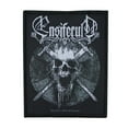 thumbnail image 1 of Ensiferum Sword Bearing Skull Patch Folk Metal Band Jacket Woven Sew On Applique, 1 of 1