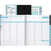 Ensight Appointment Books & 2024 Planner - Tabs, Daily, Weekly & Monthly - Business & Personal-Blue