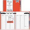 thumbnail image 1 of Ensight 2026 Appointment Book and Planner 6.5" x 8.5" Large Hourly Weekly Daily Schedule Book with Tabs, 30 Minute Time Slots, Peach Calendar Organizer Jan 2026–Dec 2026 Appointment Planner - Peach, 1 of 7