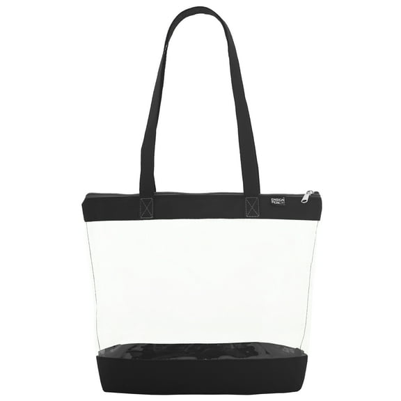 Ensign Peaks Women's Clear Mesh Shoulder Tote Bag, Black