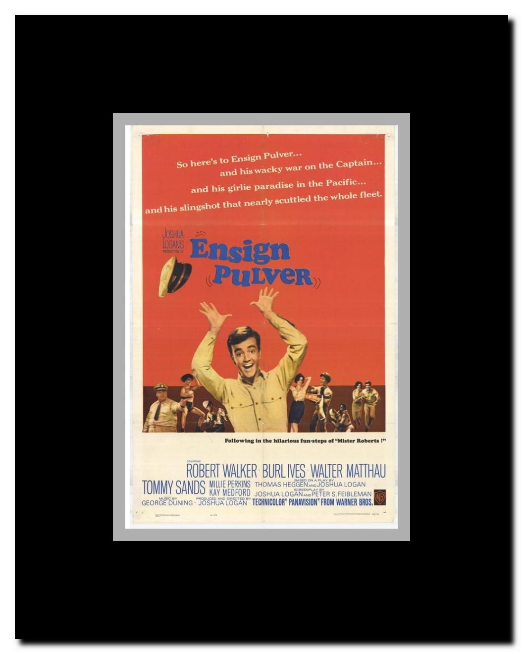 Ensign Pulver Framed Movie Poster
