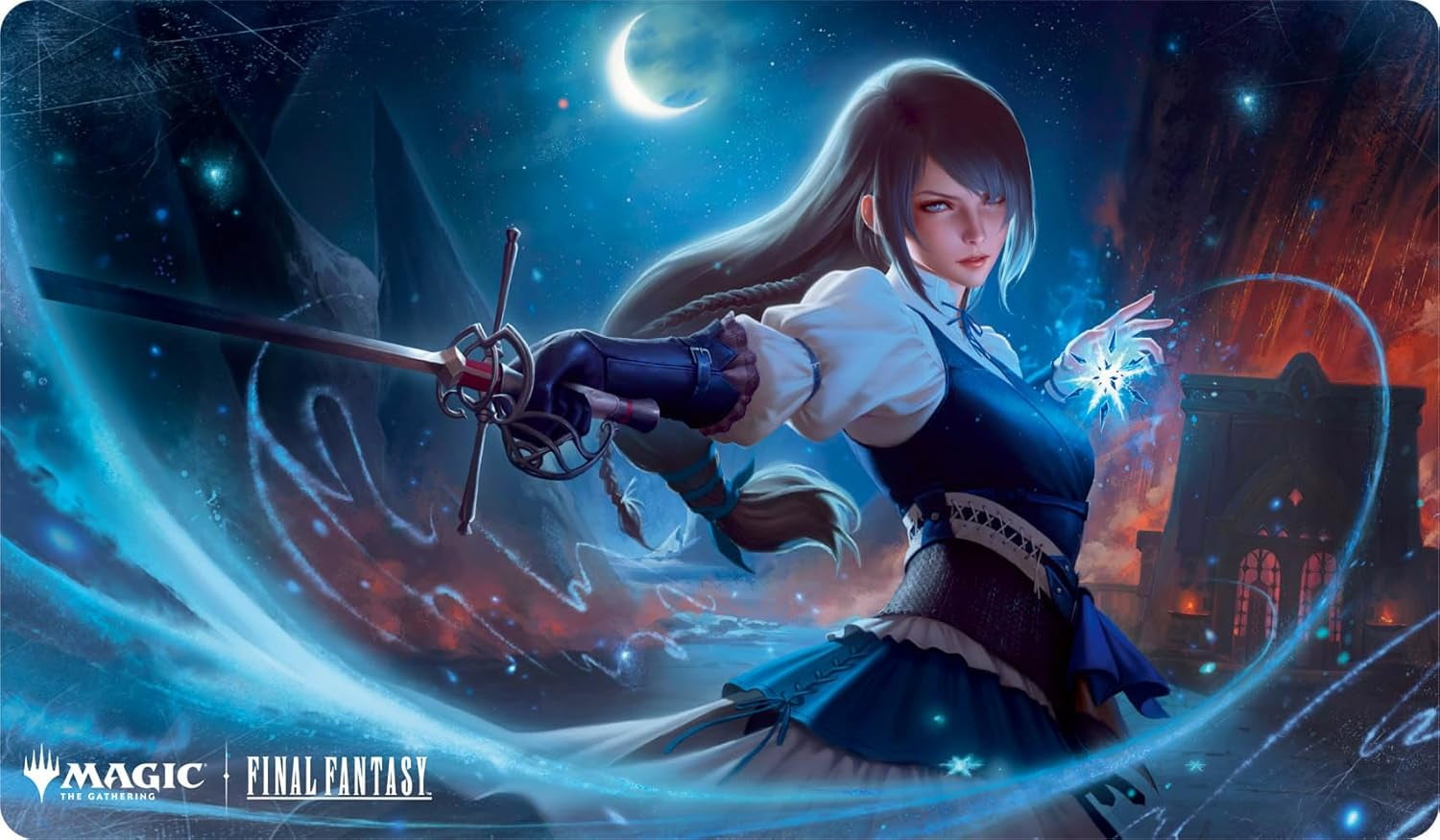 final fantasy mtg shiva X Summon: Borderless II Heavenly Strike Tap target creature an opponent controls Shiva (XVI) - Hidden Legends