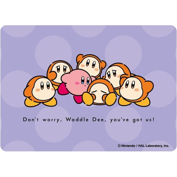 Ensky Players 80ct Card Sleeves - Character Kirby Play with Waddle Dee "It's Okay!" (EN-1503)