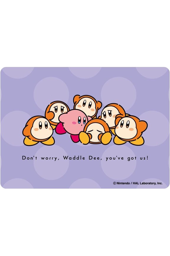Players 80ct Card Sleeves - Character Kirby Play with Waddle Dee "It's Okay!" (EN-1503)